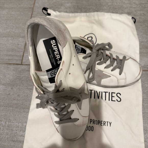 LIMITED EDITION VINTAGE GOLDEN GOOSE WOMEN'S SUPER-STAR SIZE 8 - Picture 5 of 5